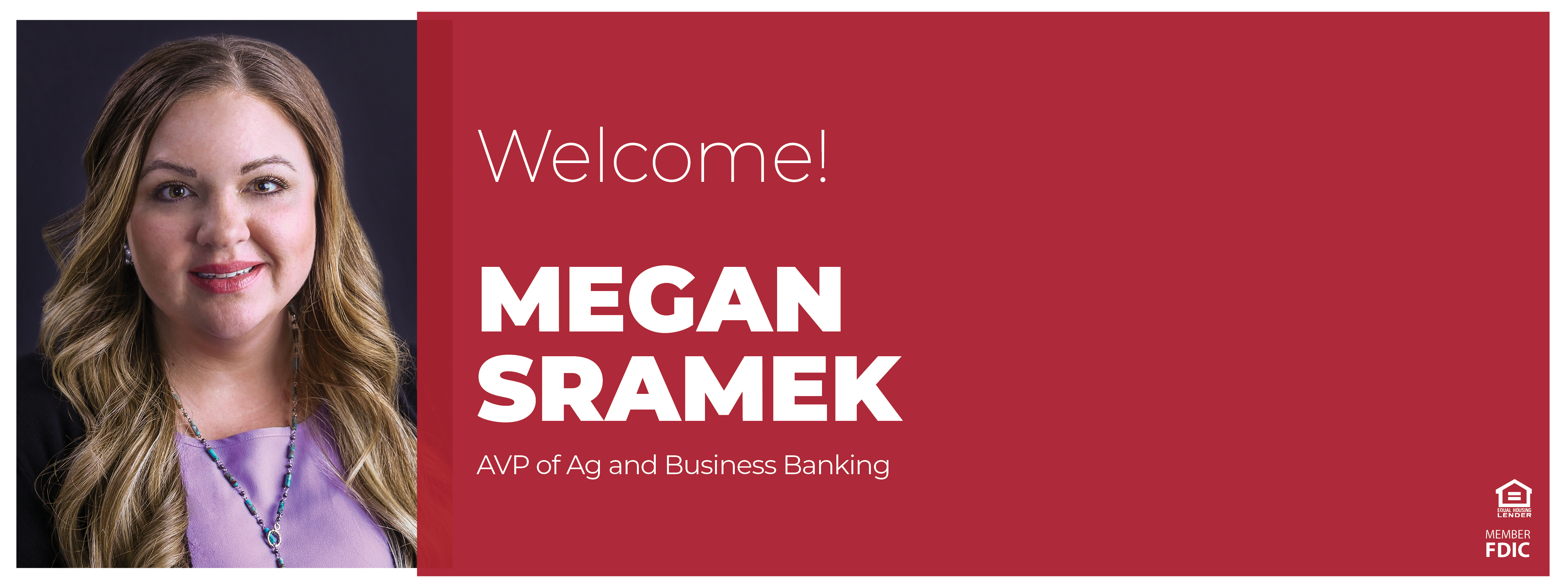 Welcome Megan Sramek 