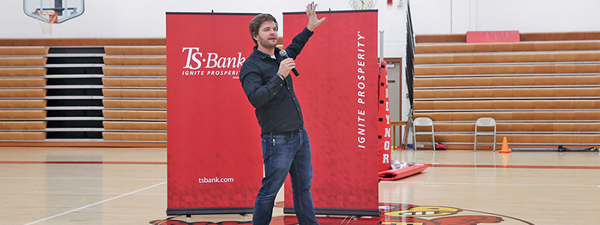 ts bank's ts promise speaker kyle scheele delivers his 