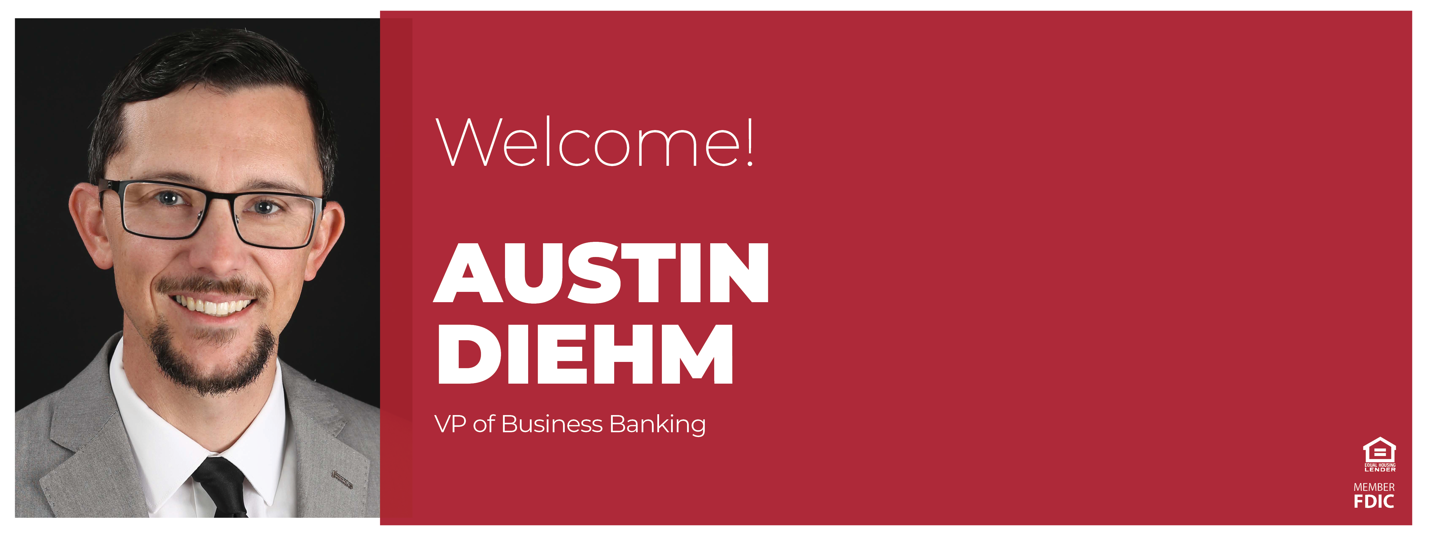 Welcome Austin Diehm
