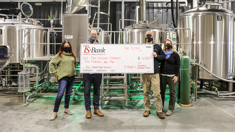 full fledged brewery check presentation