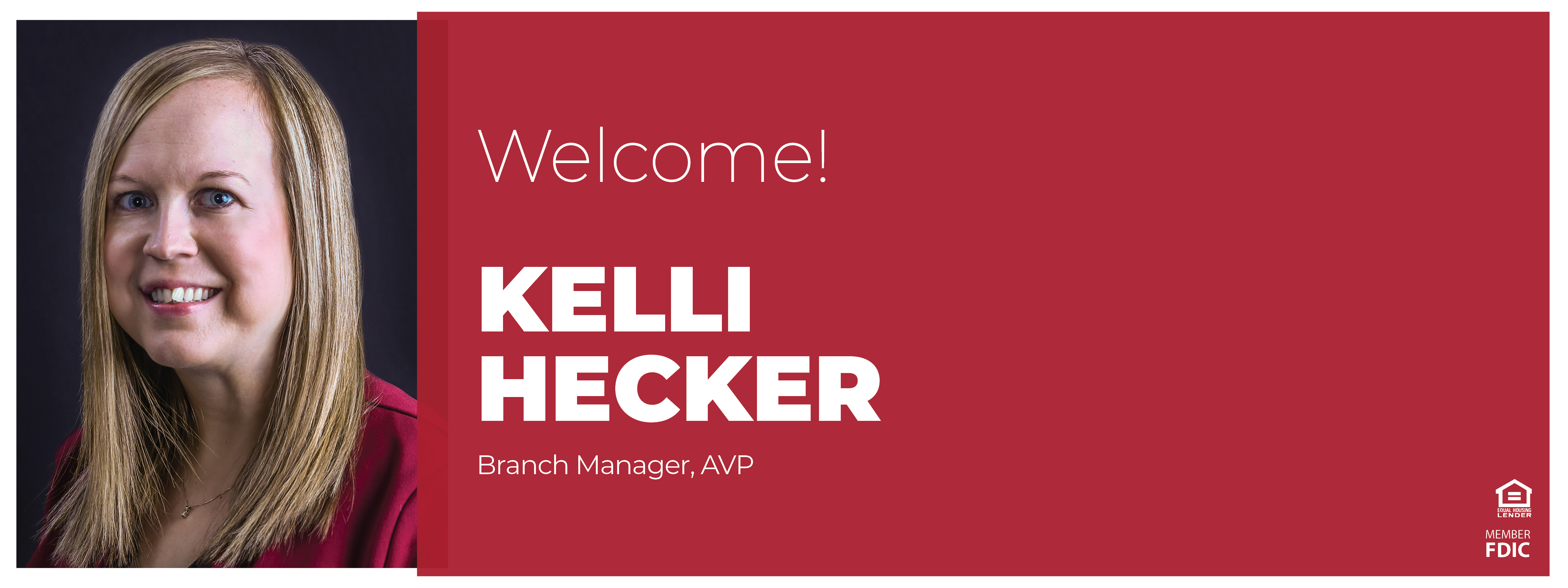Welcome Kelli Hecker