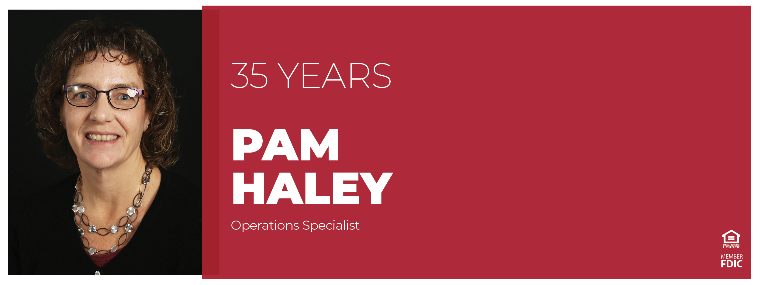 Pam Haley 35 years