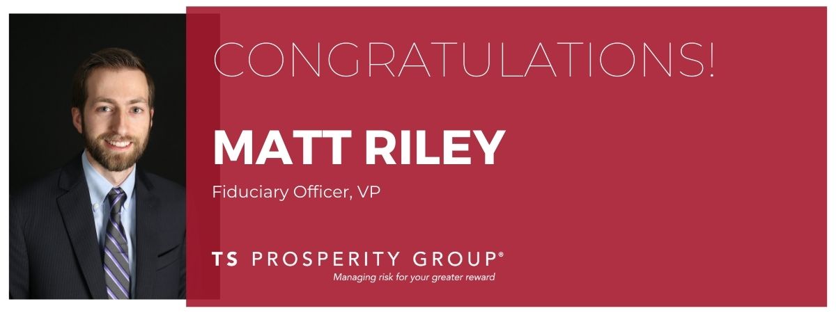 Congratulations Matt Riley