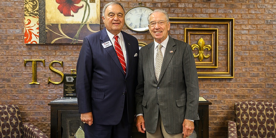 mick guttau and senator chuck grassley