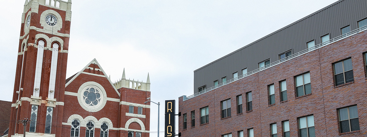 Image of downtown Council Bluffs, Iowa