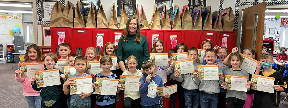 Junior Achievement launches in Treynor Elementary schoo