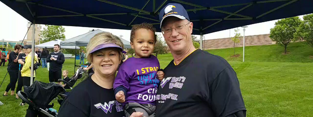 russ, his wife and grandson