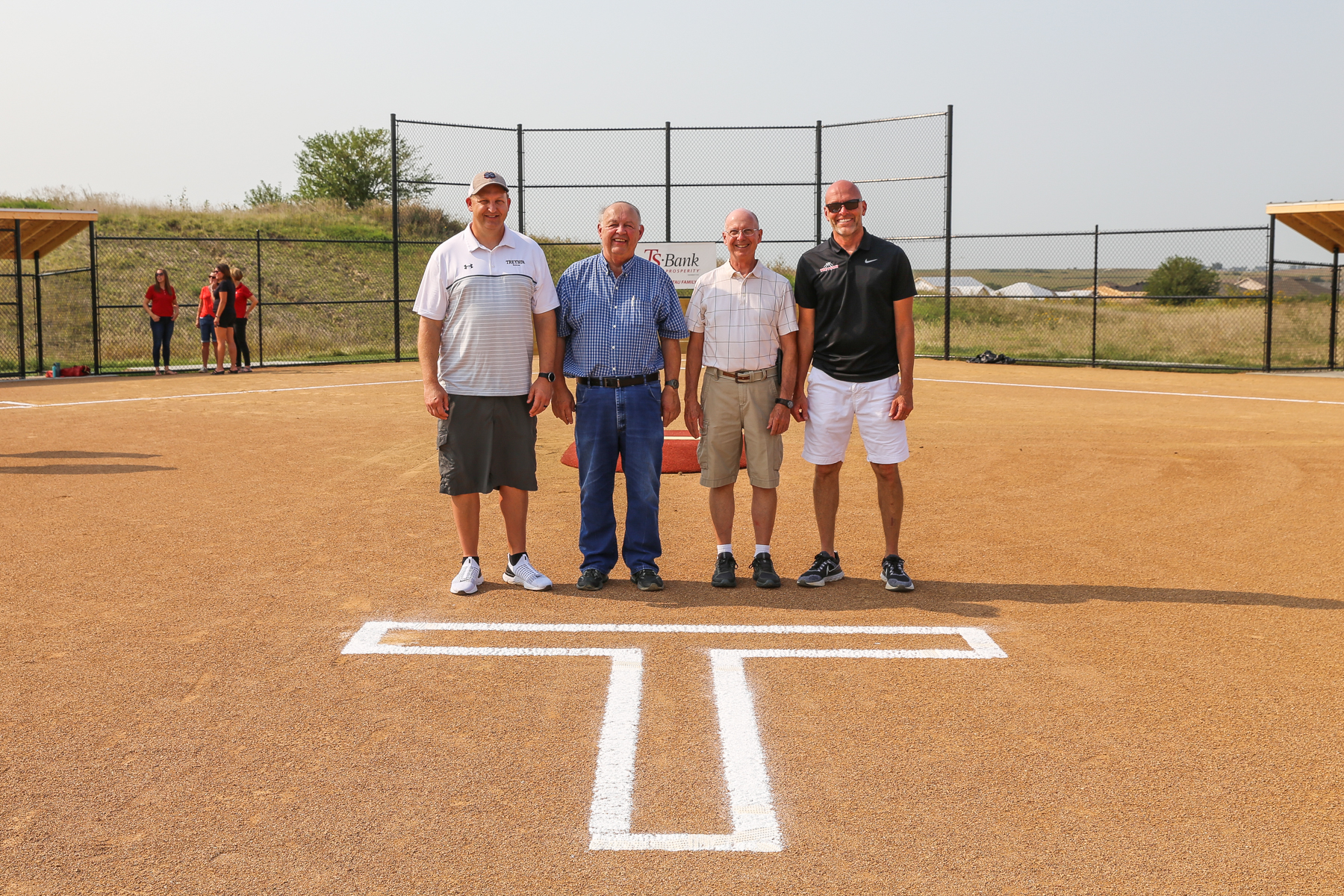 vision treynor board on little league field